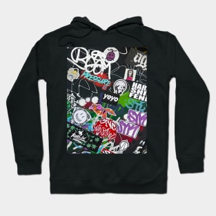 Street Art Colors NYC Graffiti Tag Hoodie